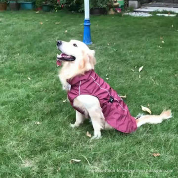 Hot Saling froid temps polaire doublé Sport chien Pet Gilet vêtements veste avec doublure réfléchissante et patte chien Pet manteau